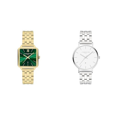 Liebeskind Damen Analog Quarz Uhr mit Edelstahl Armband LT-0181-MQ & Damen Analog Quarz Uhr mit Edelstahl Armband LT-0211-MQ im Sale